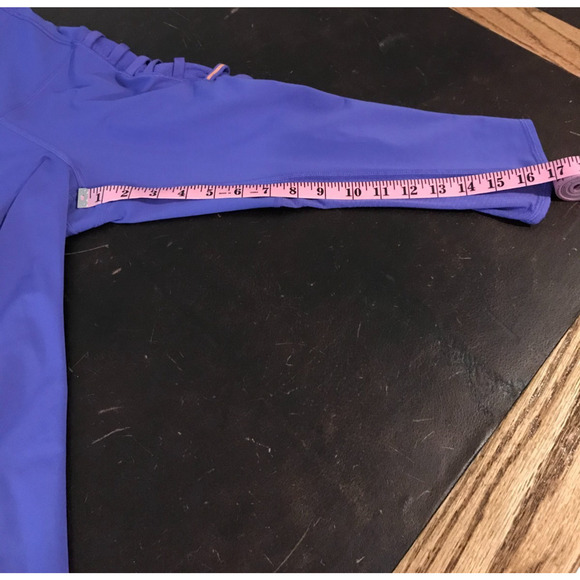 Lululemon Breezy Crop Iris Flower Reflective Leggings - Size 4 - Picture 12 of 13